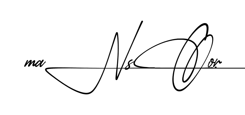 Modern Mansoor signature style