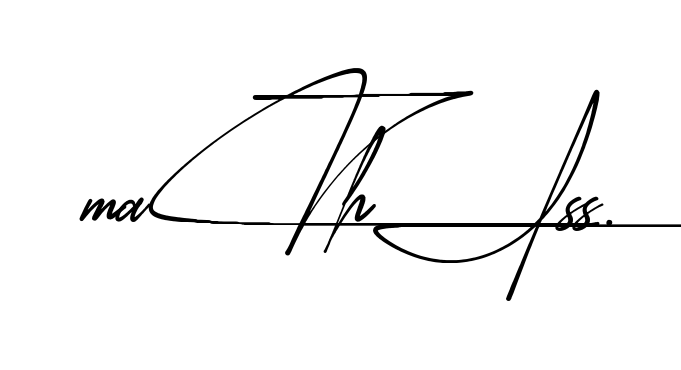 Mathis S beautiful handwritten signature design
