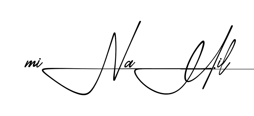 Modern Minahil signature style