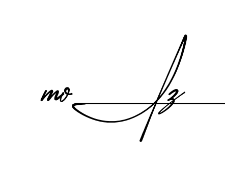 Modern Moiz signature style