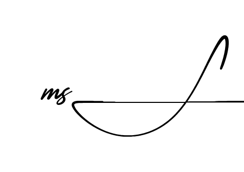 Ms S beautiful handwritten signature design