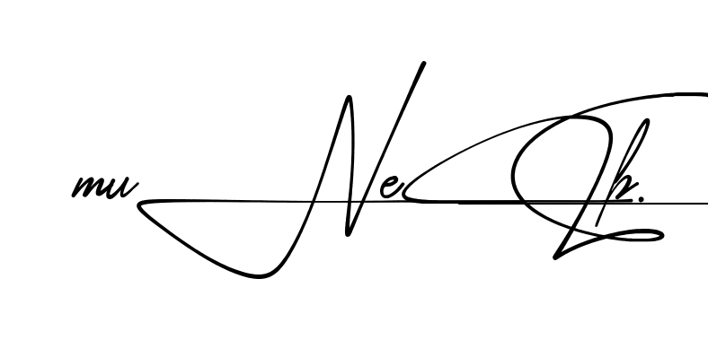Modern Muneeb signature style