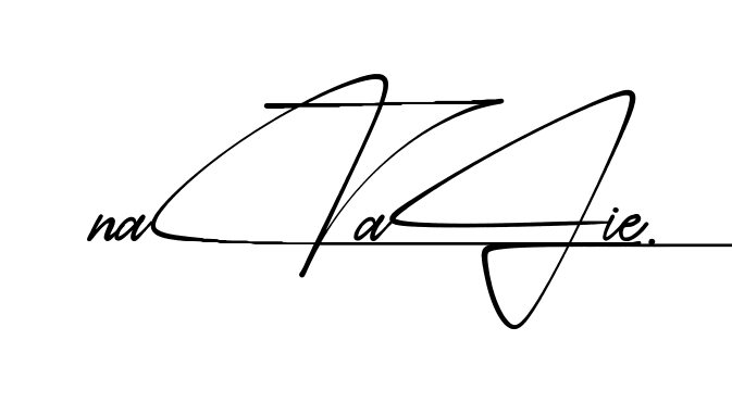 Modern Natalie signature style