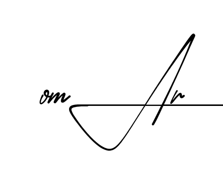 Modern Omar signature style