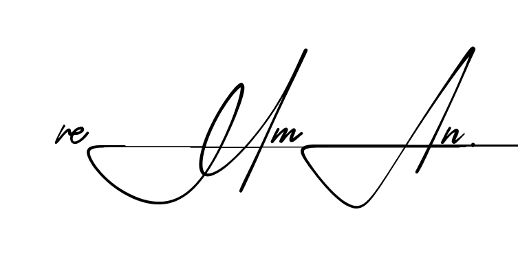 Modern Rehman signature style