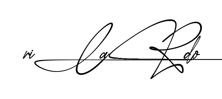 Modern Ricardo signature style