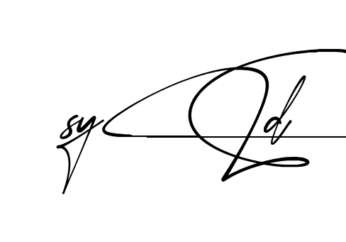 Modern Syed signature style