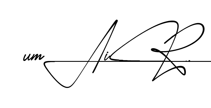 Modern Umair signature style