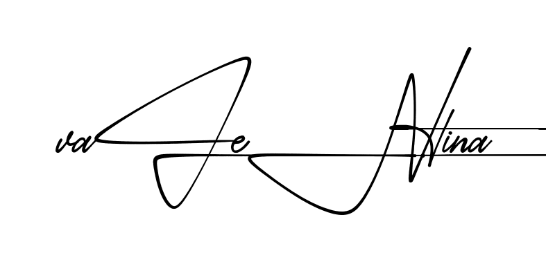 Modern Valentina signature style