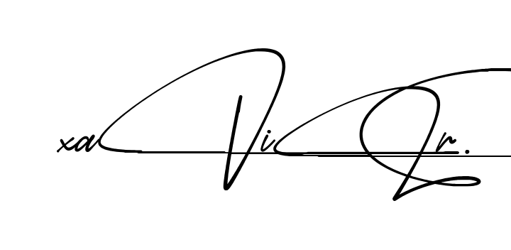Modern Xavier signature style