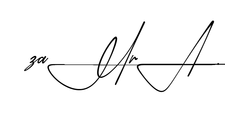 Modern Zahra signature style