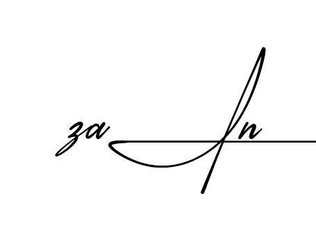 Modern Zain signature style