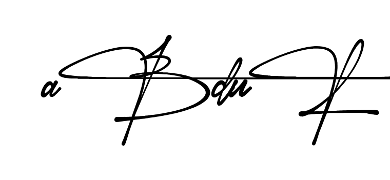 Creative Abdul signature idea