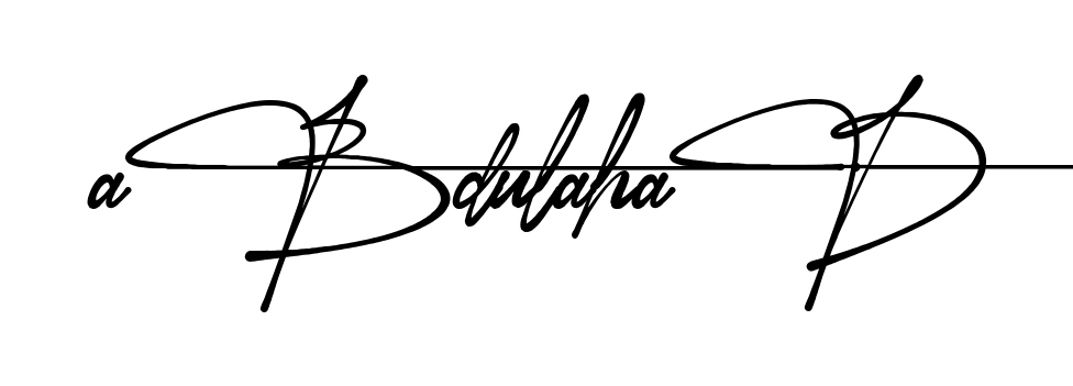 Creative Abdul Ahad signature idea