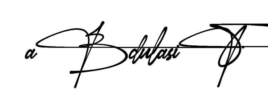 Creative Abdul Basit signature idea