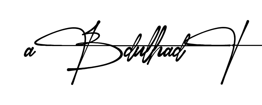 Creative Abdul Hadi signature idea