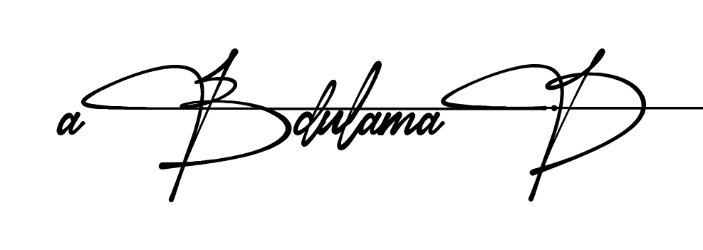Creative Abdul Samad signature idea