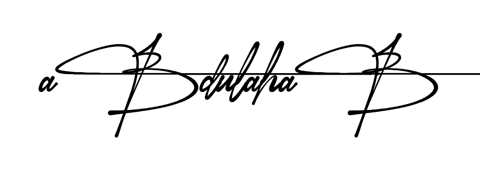 Creative Abdul Wahab signature idea