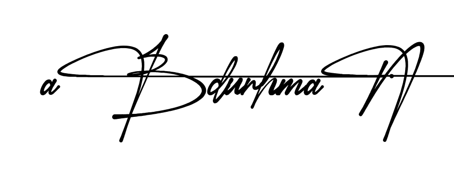 Creative Abdur Rahman signature idea