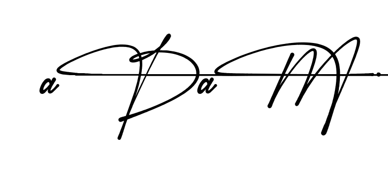 Creative Adam signature idea