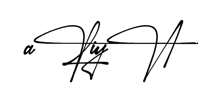 Creative Aliya signature idea