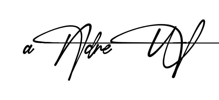 Creative Andrew signature idea