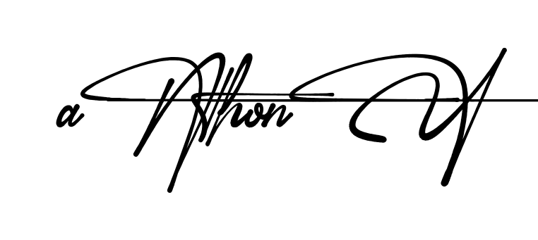 Creative Anthony signature idea