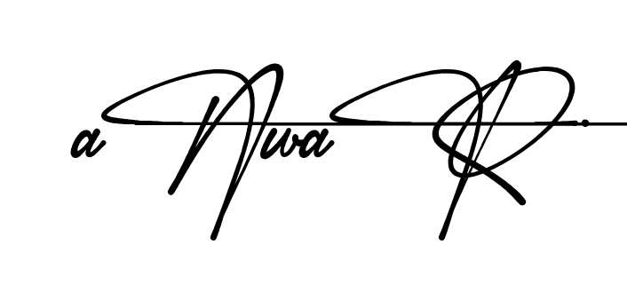 Creative Anwar signature idea