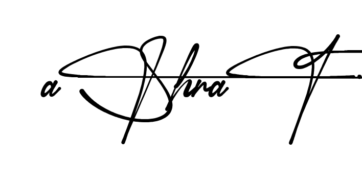 Creative Ashraf signature idea