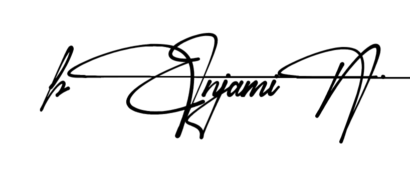 Creative Benjamin signature idea