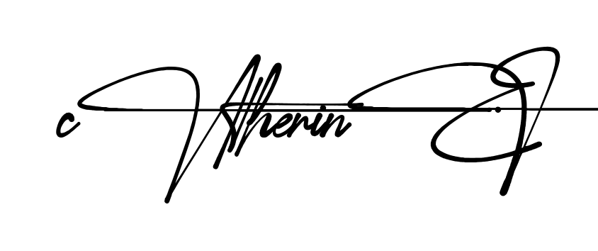 Creative Catherine signature idea
