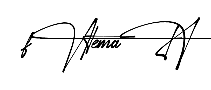 Creative Fatemah signature idea