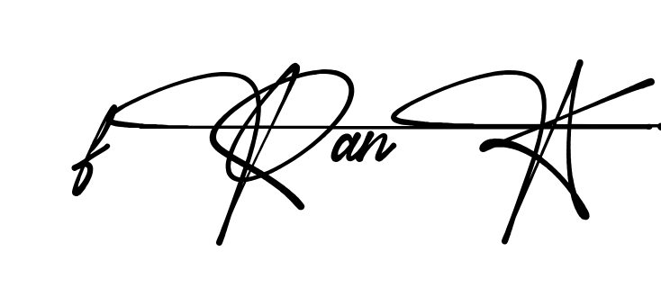 Creative Frank signature idea
