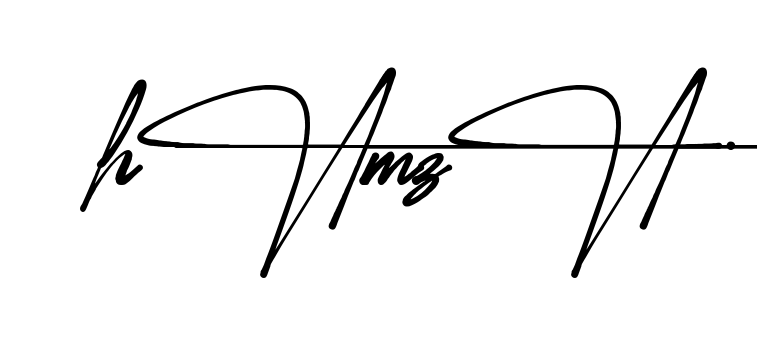 Creative Hamza signature idea