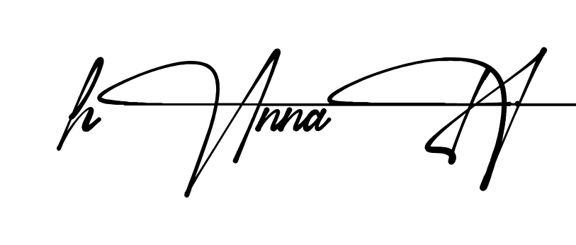 Creative Hannah signature idea