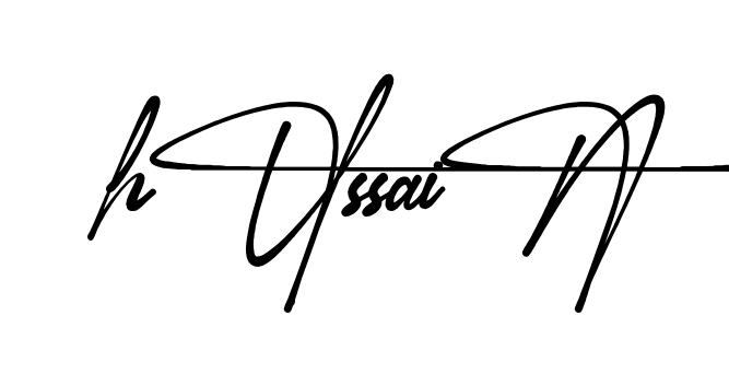 Creative Hussain signature idea