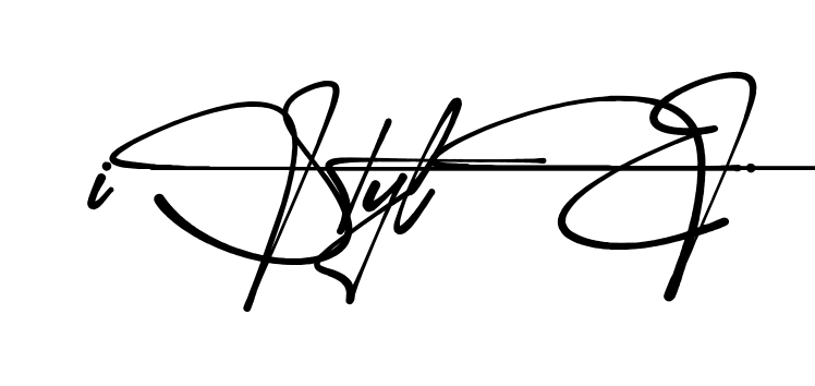 I Style short name signature idea