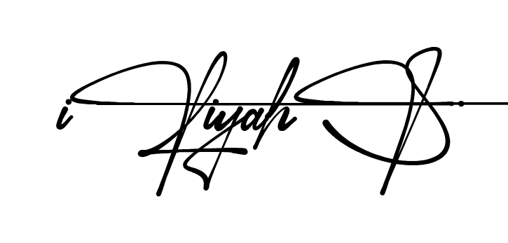 Iliyah S short name signature idea