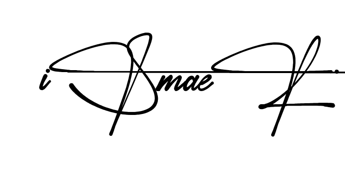 Creative Ismael signature idea