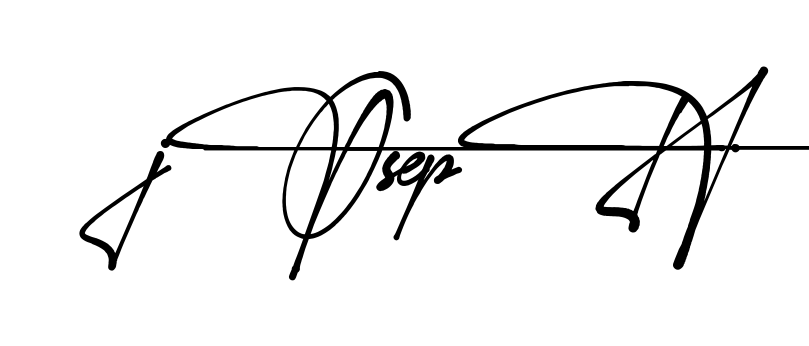 Creative Joseph signature idea