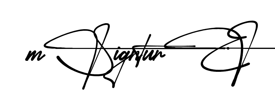 M Signature short name signature idea