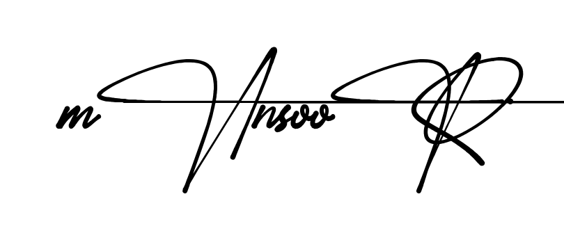 Creative Mansoor signature idea
