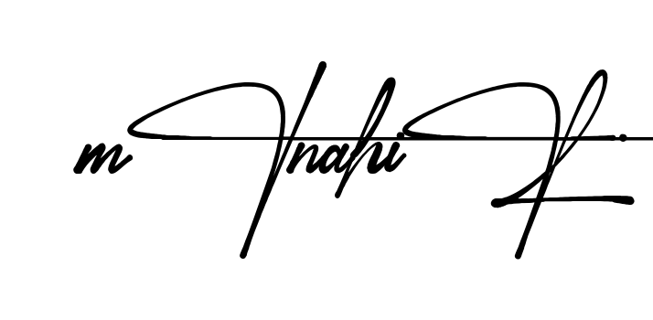 Creative Minahil signature idea