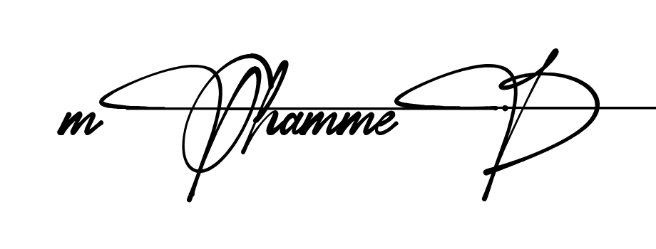 Creative Mohammed signature idea