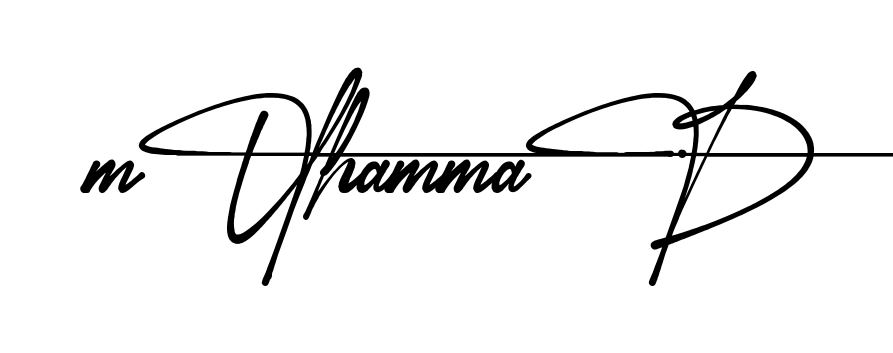 Creative Muhammad signature idea