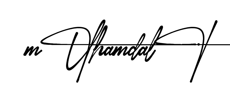 Creative Muhammad Ali signature idea