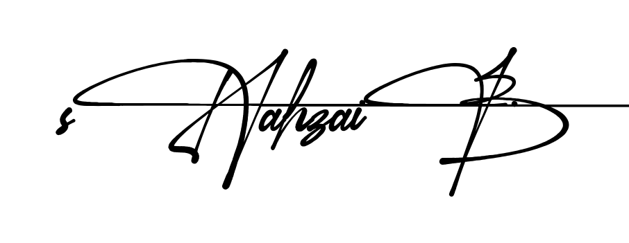 Creative Shahzaib signature idea