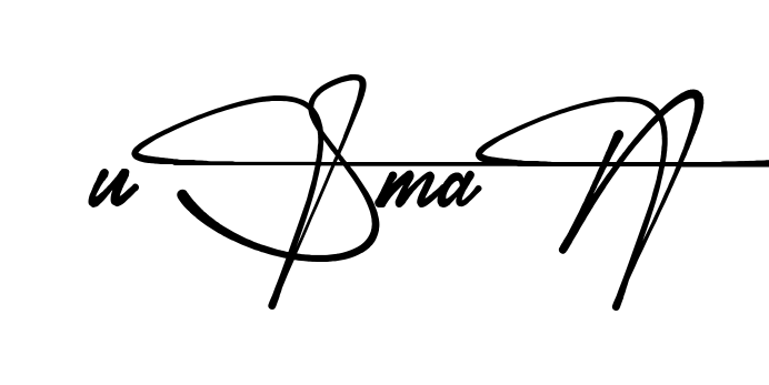 Creative Usman signature idea