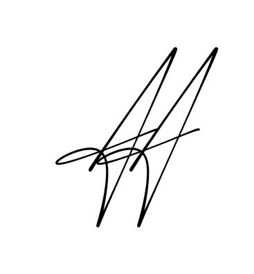 Aa modern signature style in English