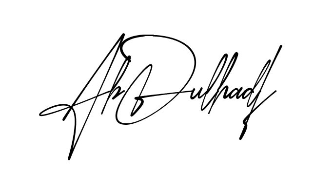 Beautiful Abdul Hadi signature style